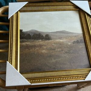 Threshold Framed Canvas Board ,Prairie Fields
